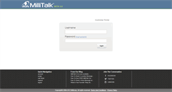 Desktop Screenshot of my.millitalk.com