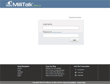 Tablet Screenshot of my.millitalk.com